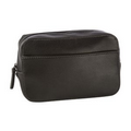 Bonded leather dopp bag